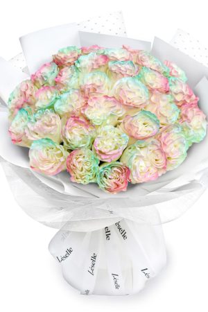 Fresh Flower Bouquet - Aurora Roses - 33/50/99 Roses