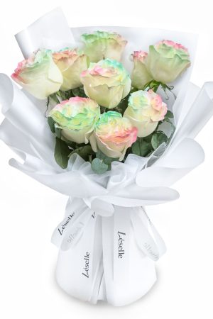 Fresh Flower Bouquet - Aurora Roses - 9/11 Roses