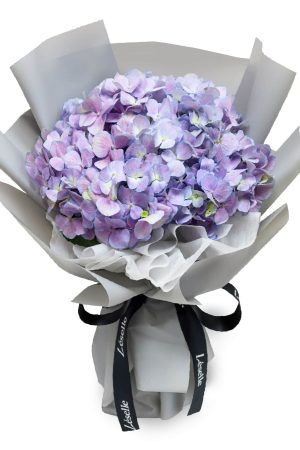 Fresh Flower Bouquet - Gradient Purple Hydrangea (S)
