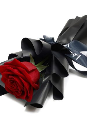 Fresh Flower Bouquet - Single Classic Red Rose