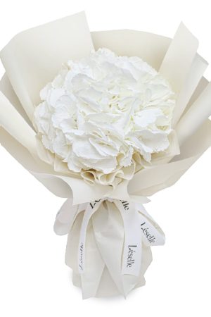 Fresh Flower Bouquet - Vanilla White Hydrangea (S)