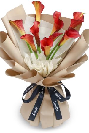 Fresh Flower Bouquet - Vermilion Calla Lily