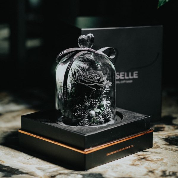 Enchanted Preserved Rose - Black - Image 2