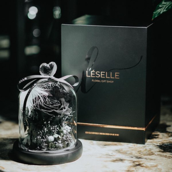 Enchanted Preserved Rose - Black - Image 3