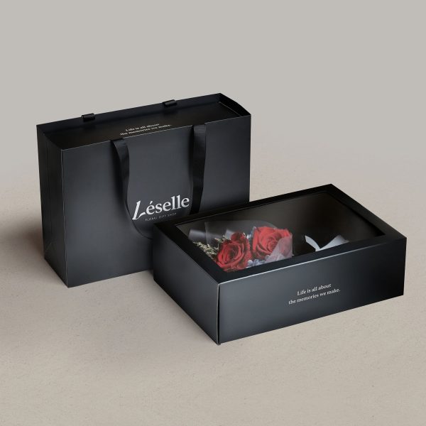 Mini Preserved Rose Bouquet - Classic Red - Image 2