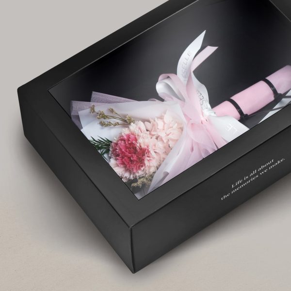 Preserved Carnation Bundle - Blush Pink - Image 3