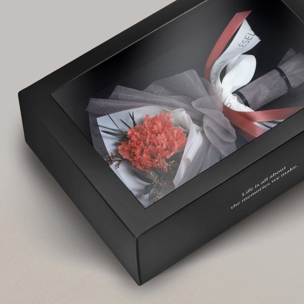 Preserved Carnation Bundle - Red - Image 3