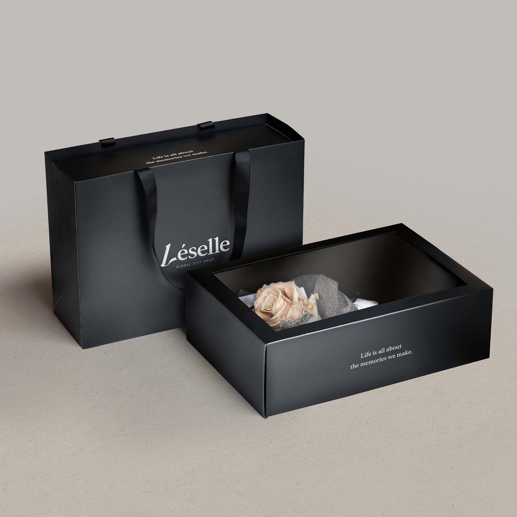 Preserved Rose Bundle - Champagne - Image 2