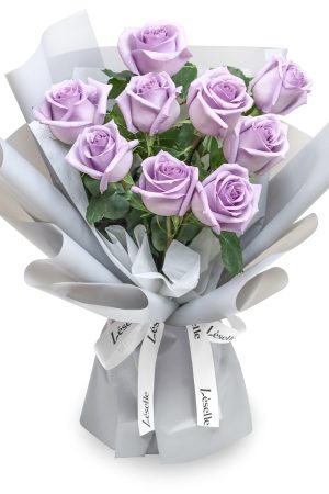 Fresh Flower Bouquet - Lavender Roses - 9/11 Roses